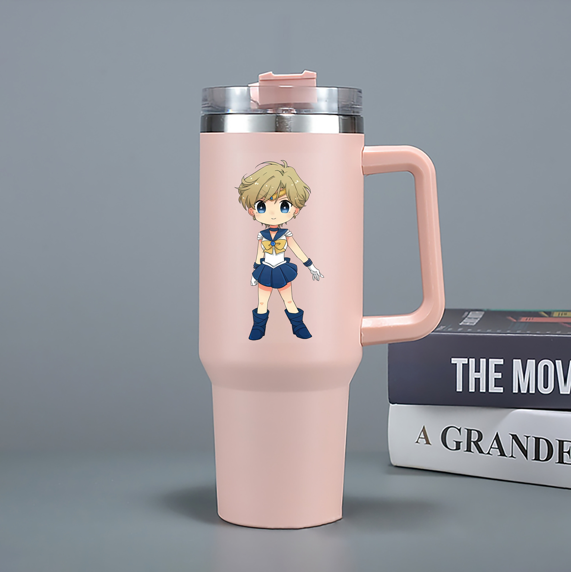 （画像用） 美少女戦士セーラームーン 天王はるか Sailor Moon Tenoh Haruka 1200mL車用タンブラー（カラープリント）
